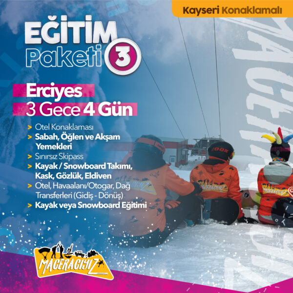 Erciyes Eğitim Paketi (3 Gece 4 Gün)