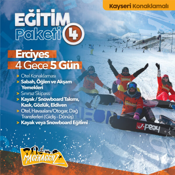 Erciyes Eğitim Paketi (4 Gece 5 Gün)