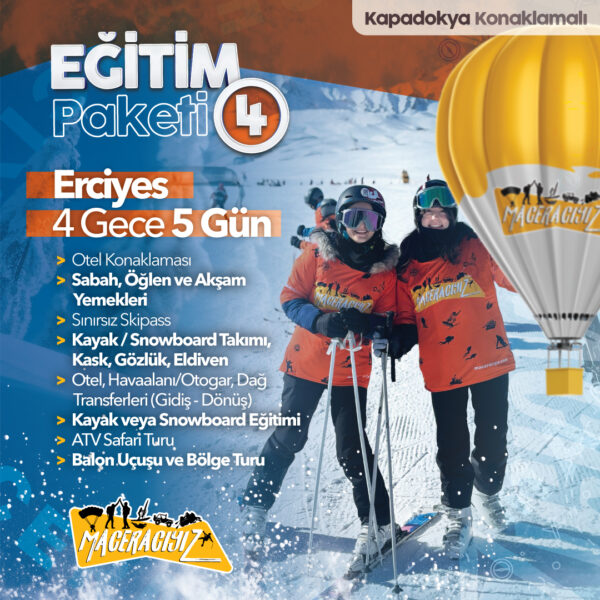 Erciyes Eğitim Paketi (4 Gece 5 Gün)