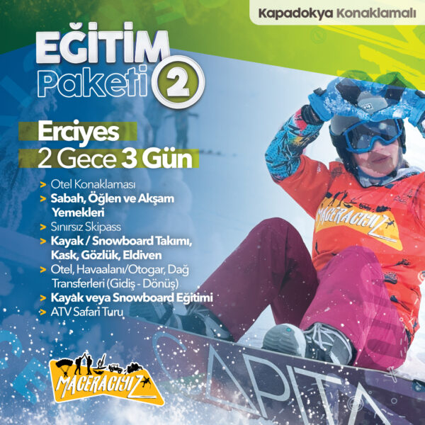 Erciyes Eğitim Paketi (2 Gece 3 Gün)