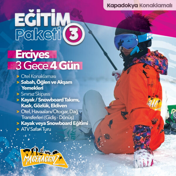 Erciyes Eğitim Paketi (3 Gece 4 Gün)