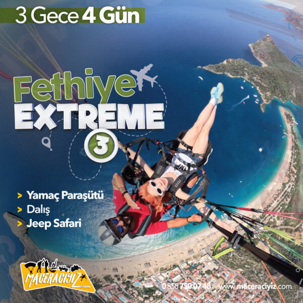 FETHİYE AKTİVİTE TATİLİ 3 GECE 4 GÜN (EXT)